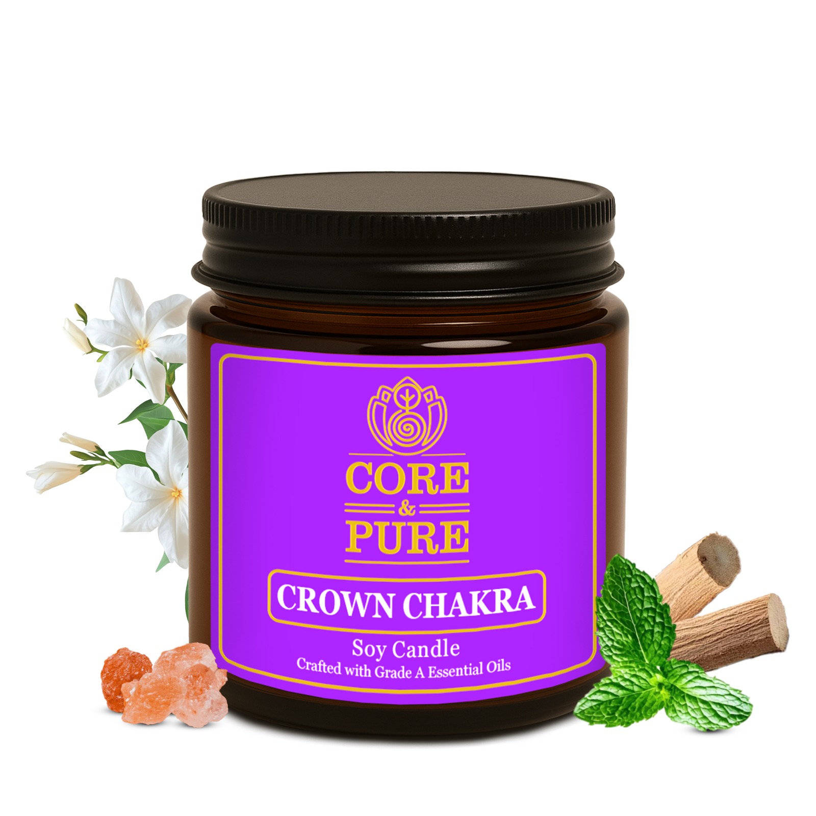 Crown Chakra Soy Candle