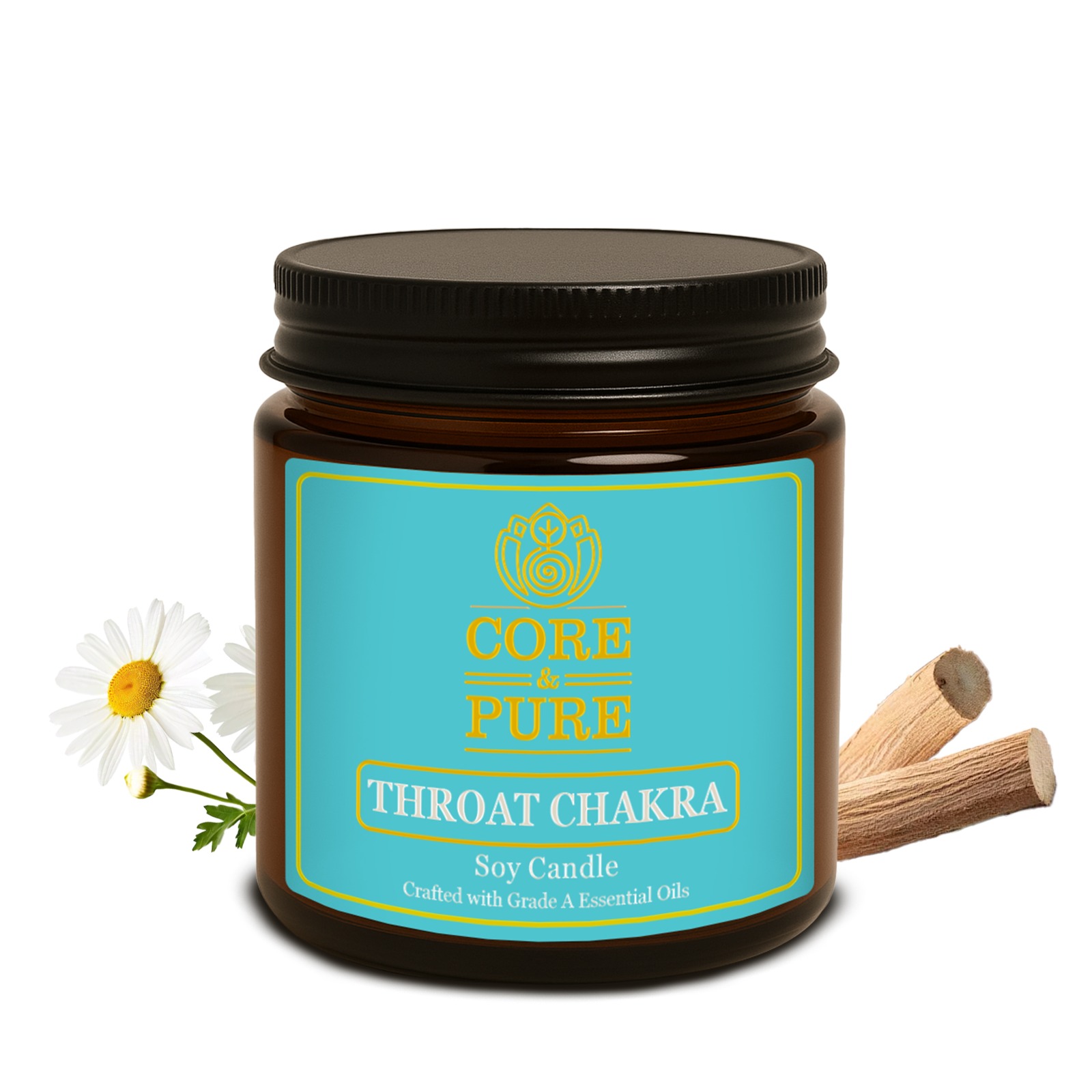 Throat Chakra Soy Candle